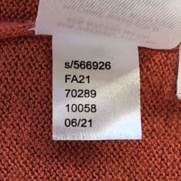 Ann Taylor Women's Open Maxi Cardigan Long Duster Soft Knit Orange Size LARGE - Picture 5 of 13